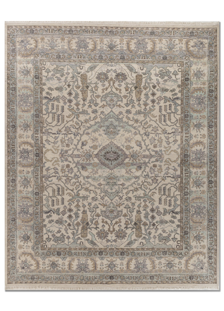 someplace in time ivory afghan wool hand knotted Rug - HeadShot someplace in time ivory afghan wool hand knotted Rug - HeadShot